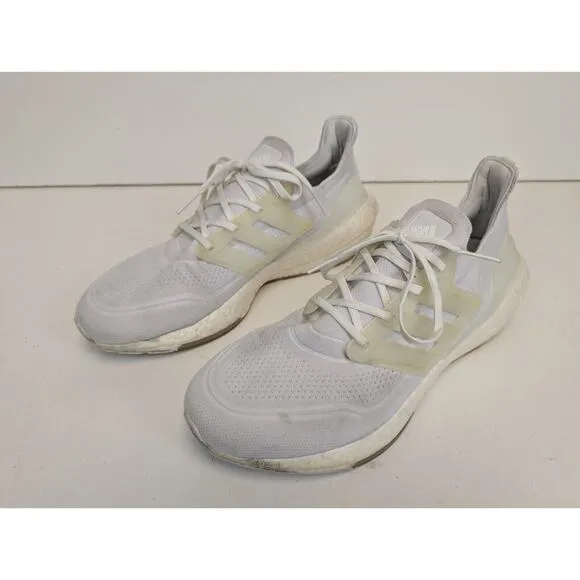 Adidas UltraBoost 21 Sneakers Mens Size 13 Cloud White Running Shoes FY0379