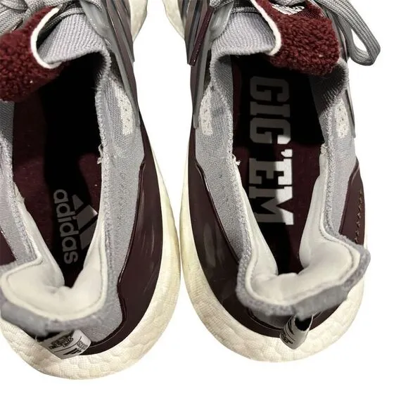 Adidas Ultraboost 21 Men's Size 13 Texas A&amp;M Running Shoes Team Issued SEC