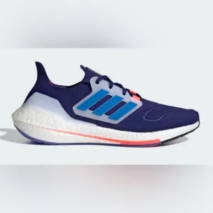 Adidas Ultraboost 22 M8 W9.5 Indigo Blue Running Sneakers Orig $190 Exc Cond