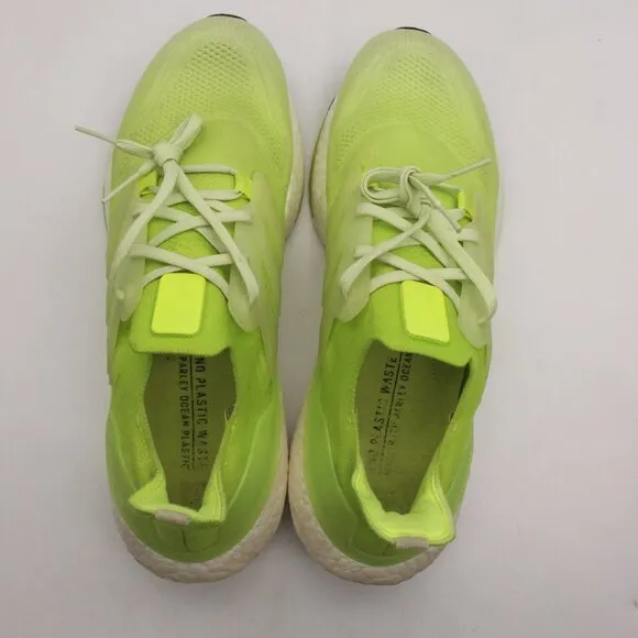 Adidas Ultraboost 22 Men's 11.5 Almost Lime Solar Yellow Green Running Sneakers