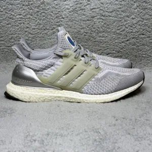 Adidas UltraBoost DNA x NASA Mens Size 7.5 Running Shoes Sneakers Halo Silver