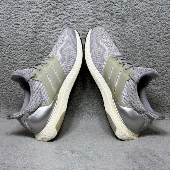 Adidas UltraBoost DNA x NASA Mens Size 7.5 Running Shoes Sneakers Halo Silver