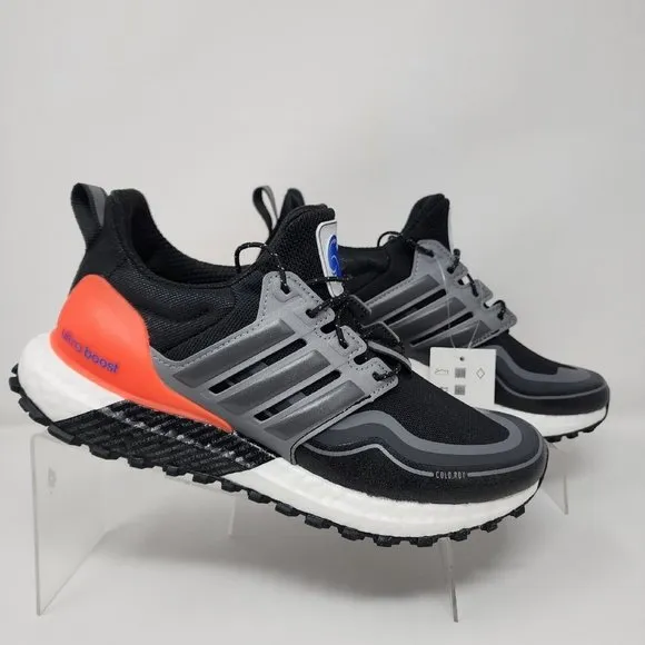 Adidas UltraBoost NASA Shoes Womens 6.5 Black Cold RDY DNA Logo Sneakers
