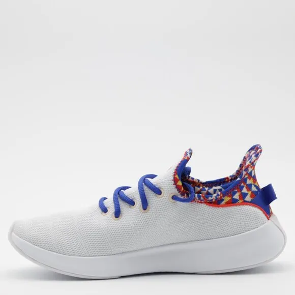 Adidas Womens Everyday Cloudfoam Pure SPW Shoes White/Orange/Red Size 9