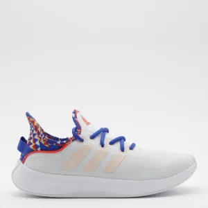 Adidas Womens Everyday Cloudfoam Pure SPW Shoes White/Orange/Red Size 9