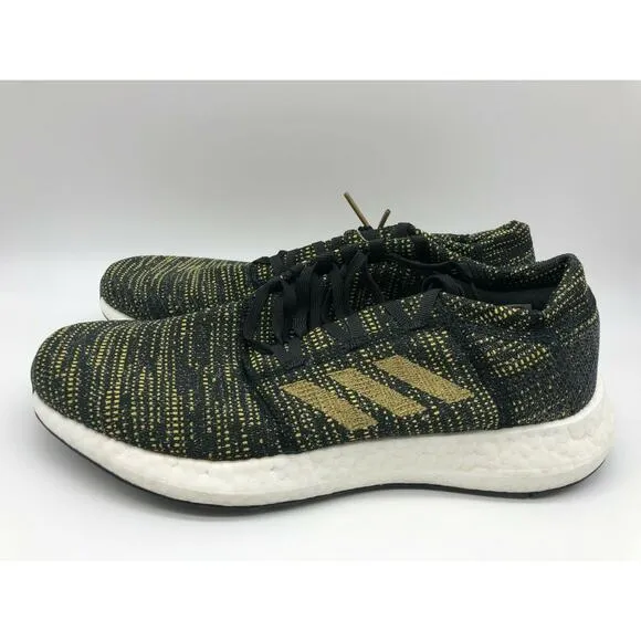 adidas Women's PureBoost Go Black Gold Running Sneakers F36346 Size 11.5📦