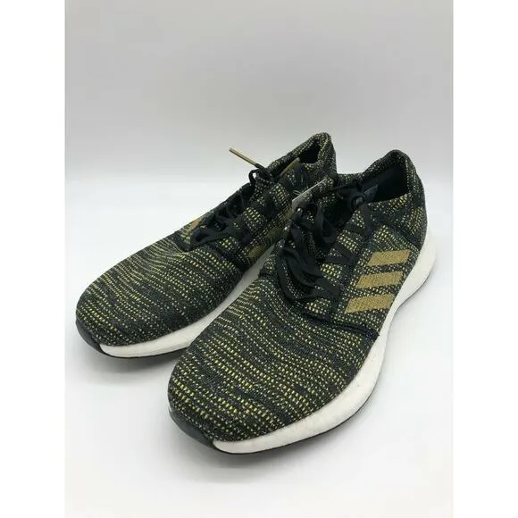 adidas Women's PureBoost Go Black Gold Running Sneakers F36346 Size 11.5📦