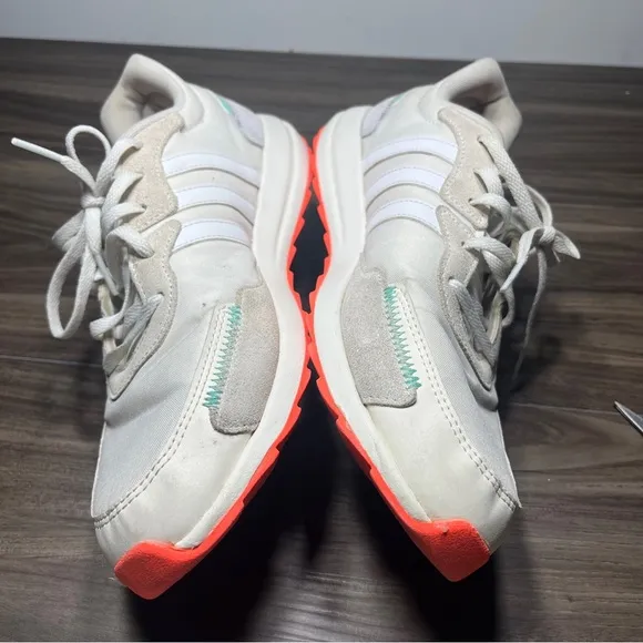 Adidas Womens Retrorun EH1858 White Casual Shoes Sneakers Size  11