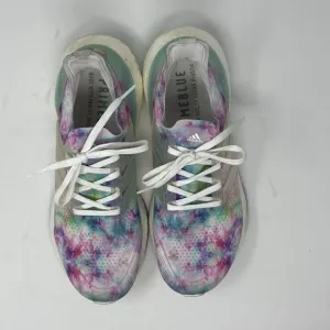 Adidas Women's Ultraboost Prime Blue Tie-Dye Lace-Up Multicolor Sneakers Sz 8.5