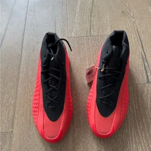 Adidas x Anthony Edwards A.E. 1 Red and Black Athletic Sneakers