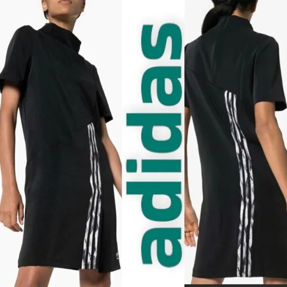ADIDAS x DANIELLE CATHARI Sporty DC Mini Dress In Black, Size XXS