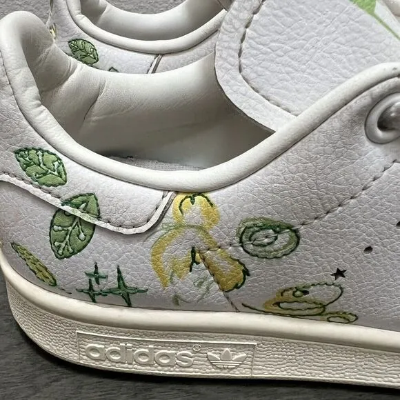 ADIDAS x Disney Sneakers Tinker Bell Mens Sz 4 Gorpcore Fairy Kidcore Sporty Y2K