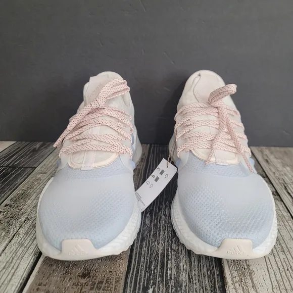 adidas X_Plrboost Beige Halo Blue Women Running Sports  Sneakers HP3143 Size 10