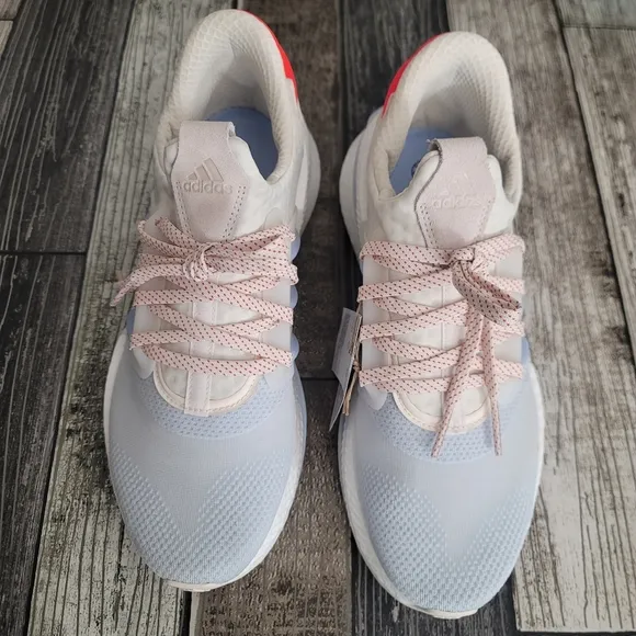 adidas X_Plrboost Beige Halo Blue Women Running Sports  Sneakers HP3143 Size 10