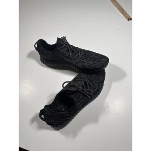 Adidas Yeezy Boost 350 AQ2659 Athletic Running Sneakers Mens US 11 Pirate Black