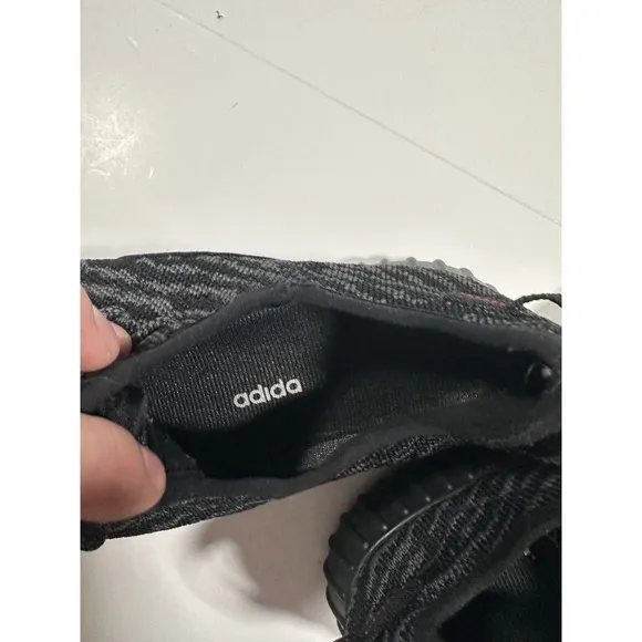 Adidas Yeezy Boost 350 AQ2659 Athletic Running Sneakers Mens US 11 Pirate Black