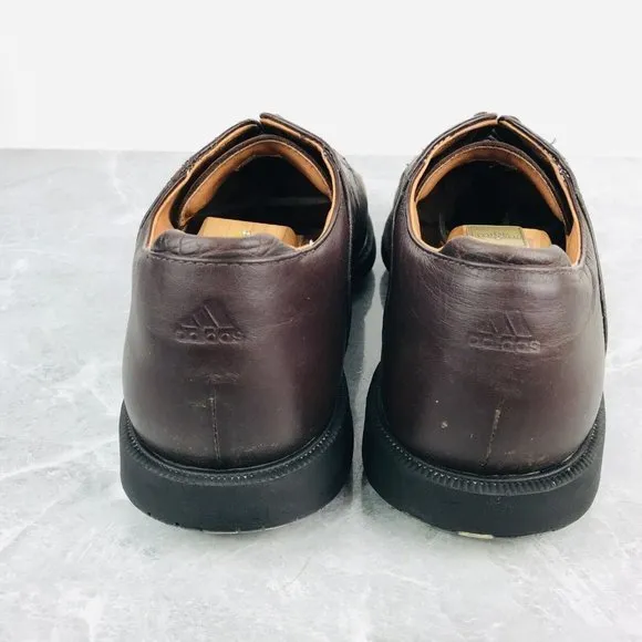Adidas Z-Traxion Fit Foam Mens Size 11.5‎ Golf Shoes Brown Leather Classic Golf