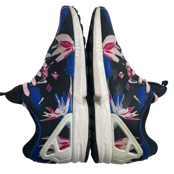 Adidas ZX Flux Floral Blue Men's Running Shoe Size 10.5 Sneakers