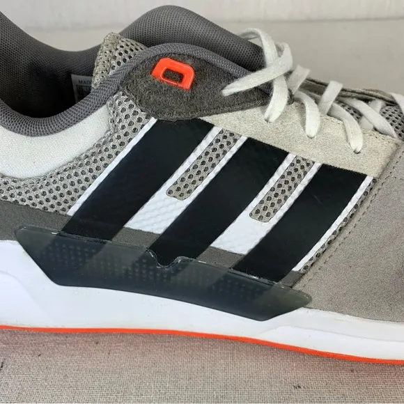 Adidas~Men’s Run‎ 90s Grey/Solar Red Athletic/Running Shoes~Sz 14