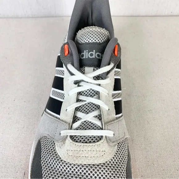 Adidas~Men’s Run‎ 90s Grey/Solar Red Athletic/Running Shoes~Sz 14