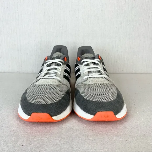 Adidas~Men’s Run‎ 90s Grey/Solar Red Athletic/Running Shoes~Sz 14
