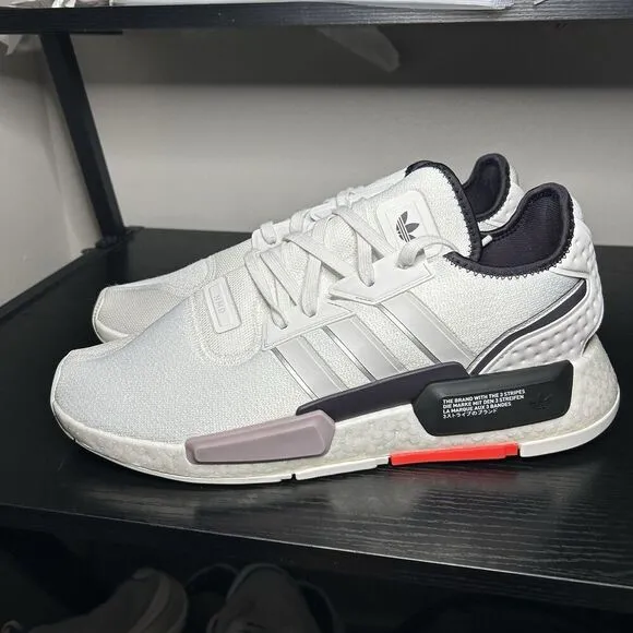 Adidas NMD_G1 Shoes Crystal White Athletic Running Sneakers US Men's Size 13
