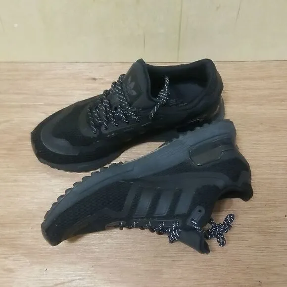 ADIDAS Originals Zx 750 Casual Shoes Triple Black Womens sz 6 1/2