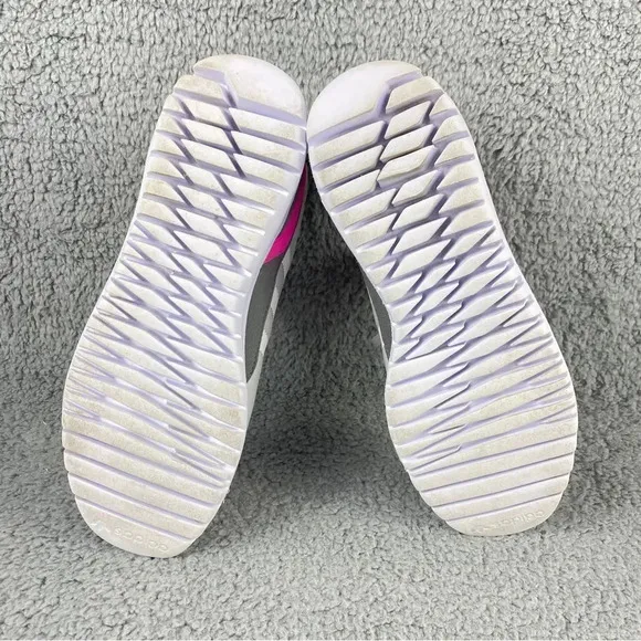 ADIDAS ORIGINALS FLEX J GS Shoes Youth Kids Girls Size 6.5 Grey Pink‎ Sneakers