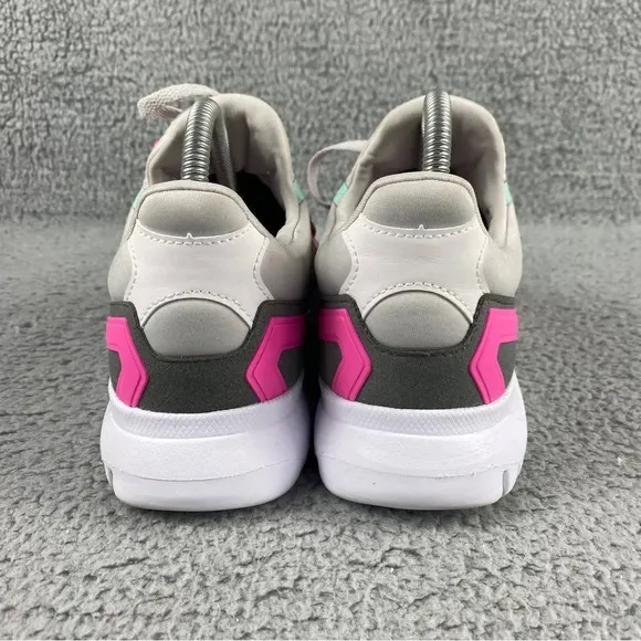ADIDAS ORIGINALS FLEX J GS Shoes Youth Kids Girls Size 6.5 Grey Pink‎ Sneakers