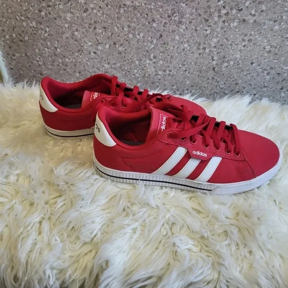 Adisias Daily 3.0 Men's Red And White Sneakers GY8116, Size 10