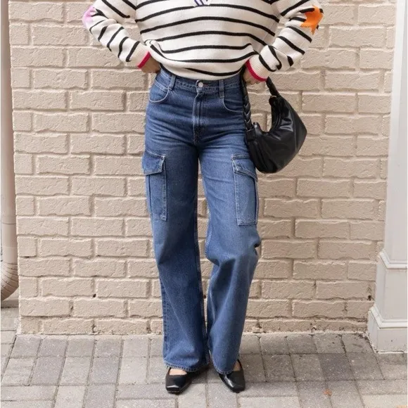 AGOLDE Minka Cargo Jeans in Path 32