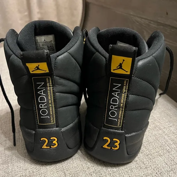 Air Jordan 12 Retro Mid Black Taxi Sneakers