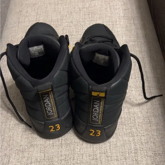 Air Jordan 12 Retro Mid Black Taxi Sneakers