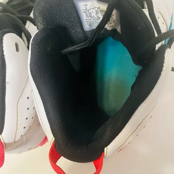 Air Jordan Lift Off &quot;South Beach&quot; Men's Size 9 White Teal and Pink