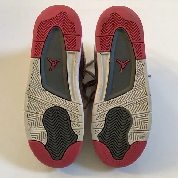 Air Jordan Pink Gray Basketball Shoes