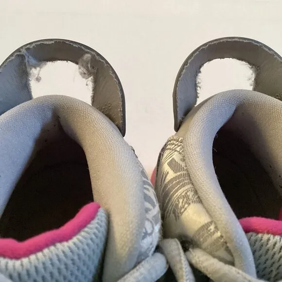 Air Jordan Pink Gray Basketball Shoes