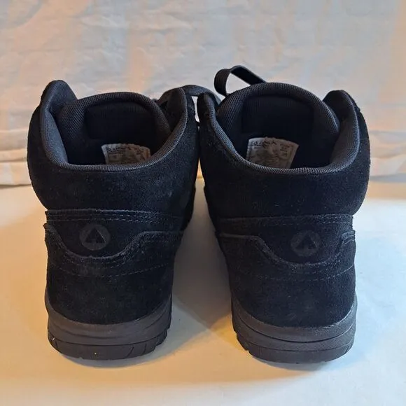 AirWalk Mens Mongo Mid Black Suede CT Comp Toe EH Work Boots Men's Sz 10 New!