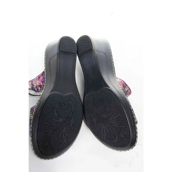 Alegria sandals shoes tectonic loti womens holographic sz eur 38 us 8-8.5