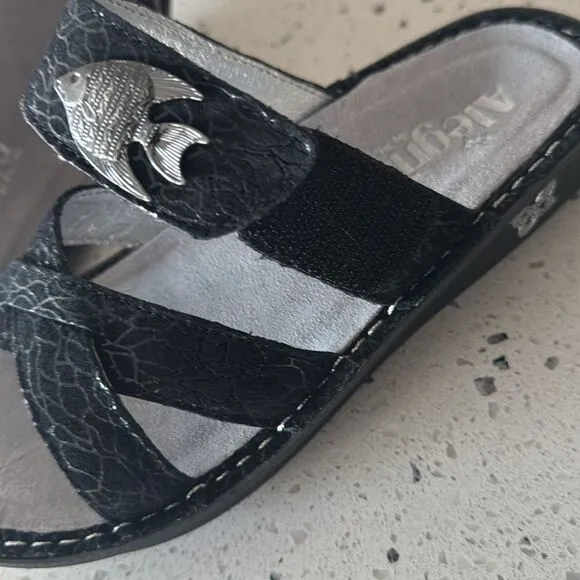 Alegria Victoriah Somethings Fishy Sandal Leather Comfort Shoes EU35 / US 5-5.5