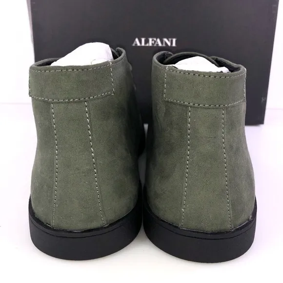 Alfani Barrett Mens Olive Chukka Boot Shoes