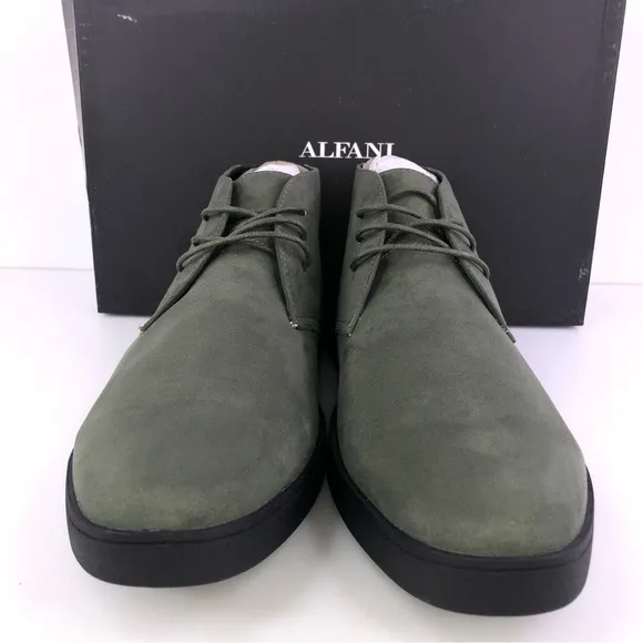 Alfani Barrett Mens Olive Chukka Boot Shoes