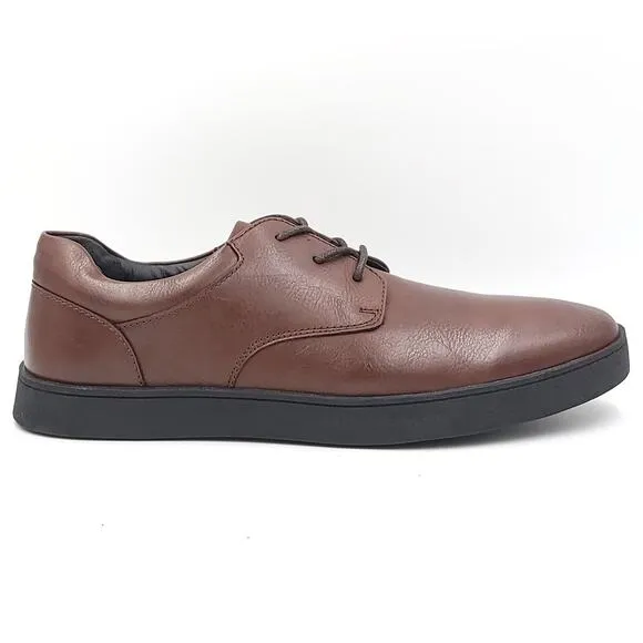 Alfani Men Plain Toe Casual Oxford Sneakers Elston Size US 9M Chocolate Brown