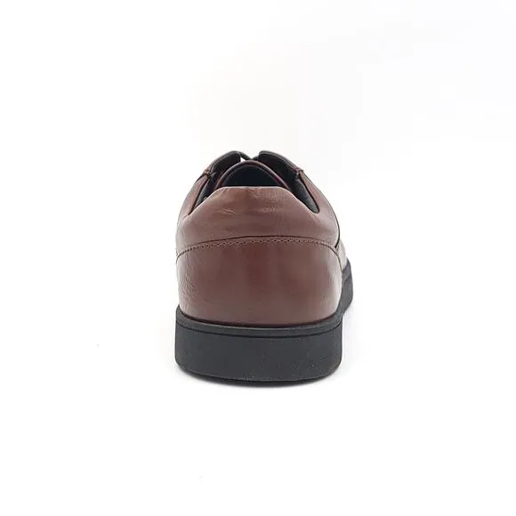 Alfani Men Plain Toe Casual Oxford Sneakers Elston Size US 9M Chocolate Brown