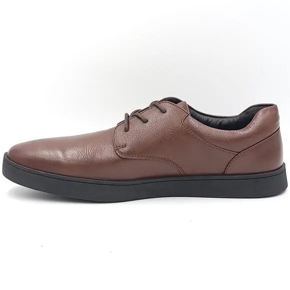 Alfani Men Plain Toe Casual Oxford Sneakers Elston Size US 9M Chocolate Brown