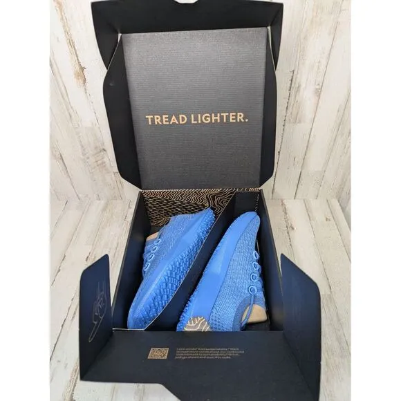 Allbirds Men's‎ Tree Dasher 2 Running Shoes Size 8.5 Medium Pure Azure Blue $134