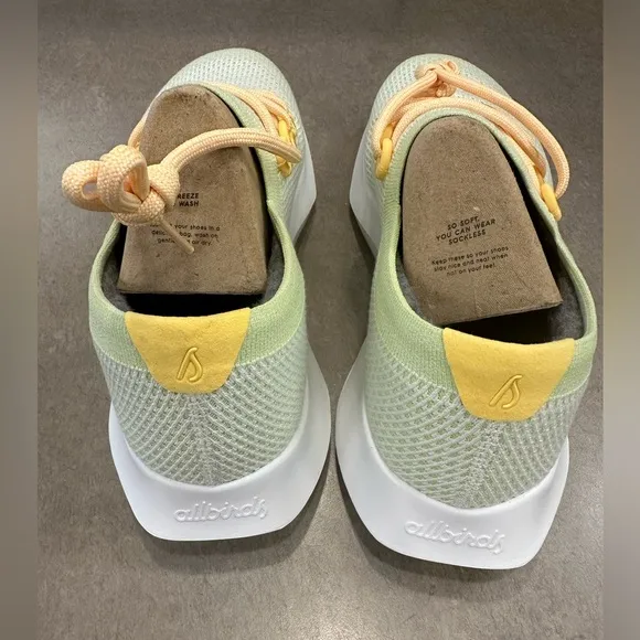 ALLBIRDS Men’s Tree Dasher Green/Orange Sz 12 New without Box