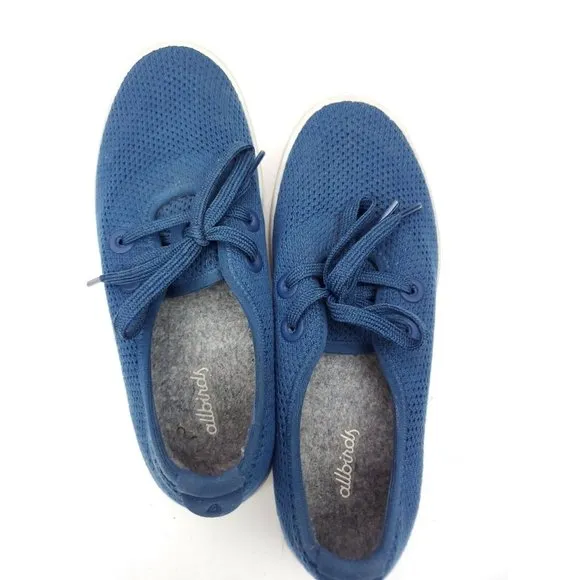 Allbirds Tree Skippers Blue Casual Sneakers Running Walking Womens Size 7