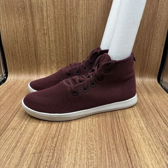 Allbirds Tree Toppers Mens Size 12 Red Burgundy Sneakers Shoes