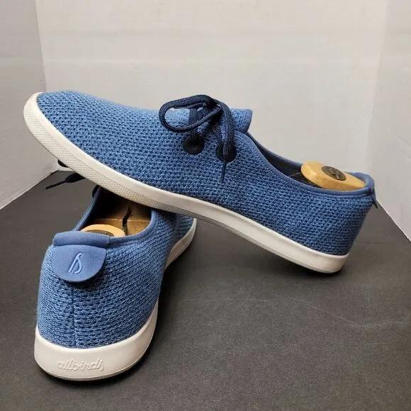 Allbirds Tree Skippers Blue Wool Mens Sneakers Shoes Size 13