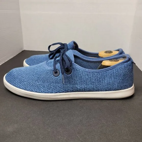 Allbirds Tree Skippers Blue Wool Mens Sneakers Shoes Size 13